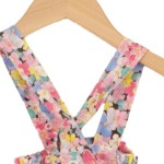 Vorschaubild 3 von Kinder Latzhose 98/104 Mehrfarbig Blumenmuster Verspielt Casual