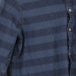 Vorschaubild 5 von Damen Hemdbluse Blau Gestreift Punkte Gr. 32/XS Casual Baumwolle