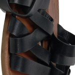 Vorschaubild 4 von Damen Sandalen Gr. 38 Schwarz Casual Elegant Riemchensandalen