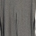 Vorschaubild 5 von Damen Strickkleid Gr. 34/XS Grau Rippstrick Basic Elegant