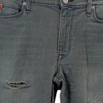 Vorschaubild 5 von Damen Destroyed Jeans W27/36/S Grau Casual Tapered Leg Denim Hose