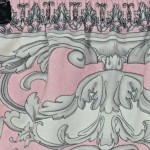 Vorschaubild 6 von Barockmuster Shorts Kinder Rosa Gr. 74 Baumwolle Klassisch
