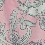 Vorschaubild 7 von Barockmuster Shorts Kinder Rosa Gr. 74 Baumwolle Klassisch