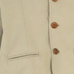 Vorschaubild 5 von Leichte Jacke Damen Klassisch Beige Baumwolle Gr. 32/XS