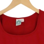 Vorschaubild 3 von Damen Top Gr. 38/M Rot Casual mit Schriftzug