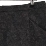 Vorschaubild 5 von Damen Minirock Gr. 40 Schwarz Elegant Wollmix Strukturmuster