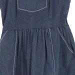 Vorschaubild 4 von Jeanskleid Damen Gr. 32/XXS Blau Casual Denim Kleid