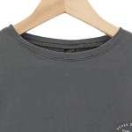 Vorschaubild 4 von Herren Langarmshirt Grau Gr. 46/S Minimalistisch Streetwear Schriftzug