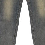 Vorschaubild 5 von Slim Fit Destroyed Jeans Damen Blau W30/38 L31 Baumwolle