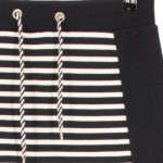 Vorschaubild 5 von WOMENWEAR BY WIND Wickelrock Damen 34/XS Schwarz Gestreift Maritim Baumwolle