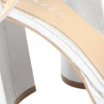 Vorschaubild 5 von Damen Plateausandalen Gr. 38 Silber Elegant Luxuriös High Heels