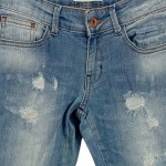Vorschaubild 4 von Damen Destroyed Jeans W24/32/XXS Blau Casual Streetwear