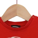 Vorschaubild 5 von Kinder T-Shirt Rot Gr. 80/12M Casual Streetwear Logo-Print