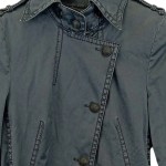 Vorschaubild 5 von Damen Trenchcoat Gr. 36 Grau Klassisch Casual Modern Mantel