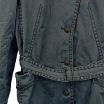 Vorschaubild 6 von Damen Trenchcoat Gr. 36 Grau Klassisch Casual Modern Mantel