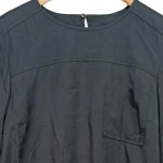 Vorschaubild 5 von Blusenkleid Damen Gr. 38/M Grau Klassisch Elegant Viskose