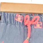 Vorschaubild 4 von Kinder Jeans Shorts Gr. 62 Blau Casual Grafisch Tiermotive