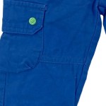 Vorschaubild 6 von Kinder Cargohose Gr. 68 Blau Uni Baumwolle Freizeit L20