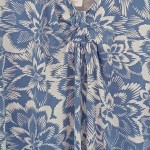 Vorschaubild 6 von Damen Bluse Gr. 52/6XL Blau Floral Casual