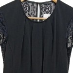 Vorschaubild 5 von Cocktailkleid Damen Gr. 36/S Schwarz Spitze Elegant Vintage