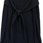 Vorschaubild 7 von Blusenkleid Damen Gr. 36/S Schwarz Elegant Business Midi
