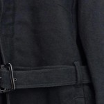 Vorschaubild 6 von Wollmantel Damen Gr. 38/M Schwarz Klassisch Elegant