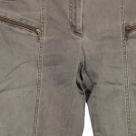 Vorschaubild 6 von Damen Stoffhose Gr. W31 / 40 / L Grau Klassisch Reißverschluss