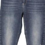 Vorschaubild 5 von Damen Jeans Slim Fit W32/L28 Blau Cut-Outs Fransen