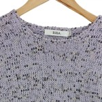 Vorschaubild 5 von Pullover Damen Gr. 36/S Lila Meliert Casual Strick Langarm