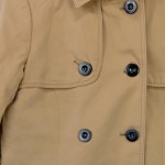 Vorschaubild 6 von Damen Leichter Mantel Gr. 32/XXS Beige Klassisch