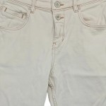 Vorschaubild 5 von Damen Jeans Bootcut FR38 W28 Beige Casual Hoher Bund