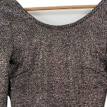 Vorschaubild 6 von & OTHER STORIES Damen festliches Kleid 34/XS Schwarz Glitzer Cut-Out Elegant