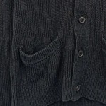 Vorschaubild 7 von Damen Strickjacke Grau 36/S Klassisch Casual Baumwolle Polyacryl