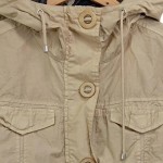 Vorschaubild 4 von Damen Übergangsmantel Gr. 36/S Beige Casual Streetwear Jacke