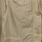 Vorschaubild 5 von Damen Übergangsmantel Gr. 36/S Beige Casual Streetwear Jacke