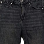 Vorschaubild 5 von Damen Jeans Slim Fit W24/L25 Schwarz High Waist Stretch Denim