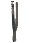 Vorschaubild 1 von Herren Gürtel Leder Stoff Grau Casual Größe 95 Schriftzug