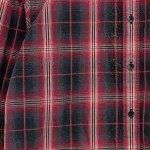 Vorschaubild 6 von Damen Freizeithemd Kariert Rot Gr. 34/XS Langarm Streetwear Vintage