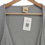 Vorschaubild 5 von Strickjacke Damen Gr. 34/XS Grau Casual Elegant Cardigan