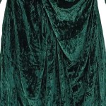 Vorschaubild 7 von & OTHER STORIES Wickelrock Damen 34/XS Grün Samt Maxirock Elegant
