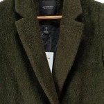 Vorschaubild 4 von Damen Wollmantel Grün 34/XS Klassisch Elegant