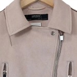 Vorschaubild 5 von Damen Lederjacke Bikerjacke Rosa Gr. 34;XS Modisch
