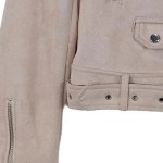 Vorschaubild 7 von Damen Lederjacke Bikerjacke Rosa Gr. 34;XS Modisch
