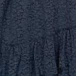 Vorschaubild 6 von Damen Spitzenkleid Grau Gr. 34/XS Elegant Vintage Rüschen