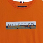 Vorschaubild 6 von T-Shirt Herren Gr. S Orange Logo-Print Baumwolle