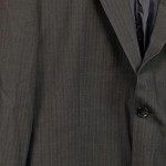 Vorschaubild 6 von THEO Sakko Herren 52/XL Grau Business Fischgrätenmuster Anzugjacke