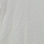 Vorschaubild 5 von Blusenkleid Damen Gr. 42/XL Weiß Lochmuster Elegant Bohemian