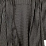 Vorschaubild 5 von SABATIER Damen Strickjacke Grau XS Rippstrick Elegant