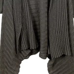 Vorschaubild 6 von SABATIER Damen Strickjacke Grau XS Rippstrick Elegant