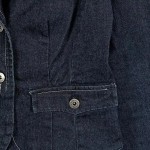 Vorschaubild 7 von Damen Jeansjacke Gr. 36/S Blau Casual Vintage Streetwear